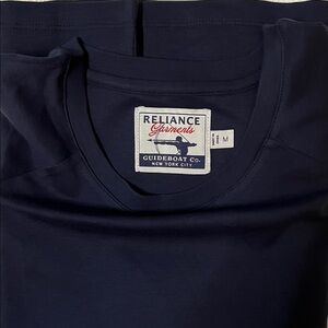 Long Sleeve Raglan Tee by Guideboat Co., New York City, Navy Blue, Size M